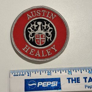 AUSTIN HEALEY round embroidered patch